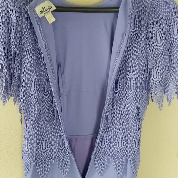 Cattiva Slate Blue Evening Long Gown - Picture 6 of 14